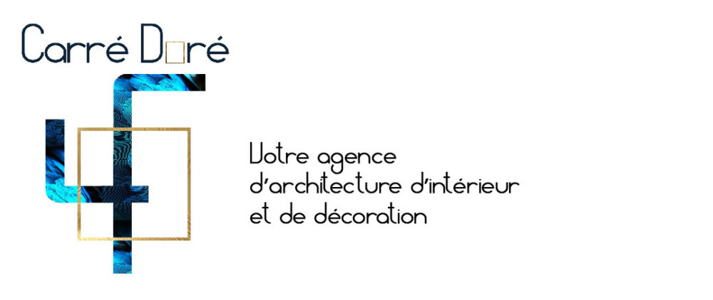 Logotype de l'agence Carré Doré, Votre agence d'architecture d'intérieur et de décoration