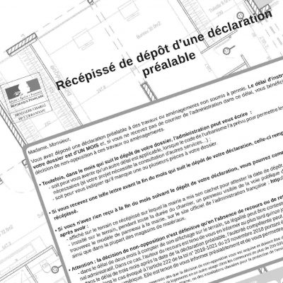 Dépôt de déclaration préalable, permis, création, rénovation, travaux, ouverture, démolition